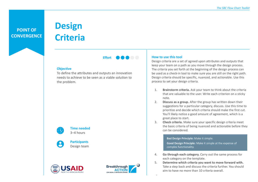 Design Criteria