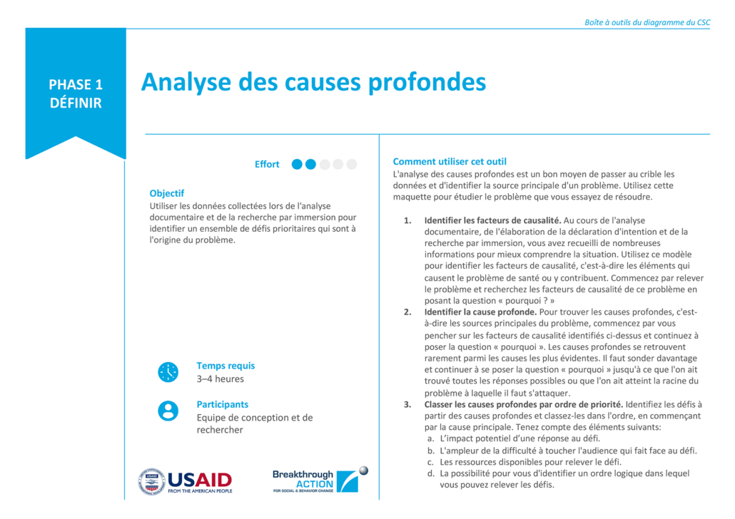 Analyse des causes profondes