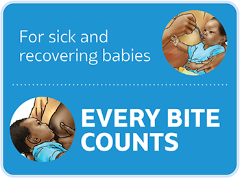 "Every Bite Counts" reminder sticker